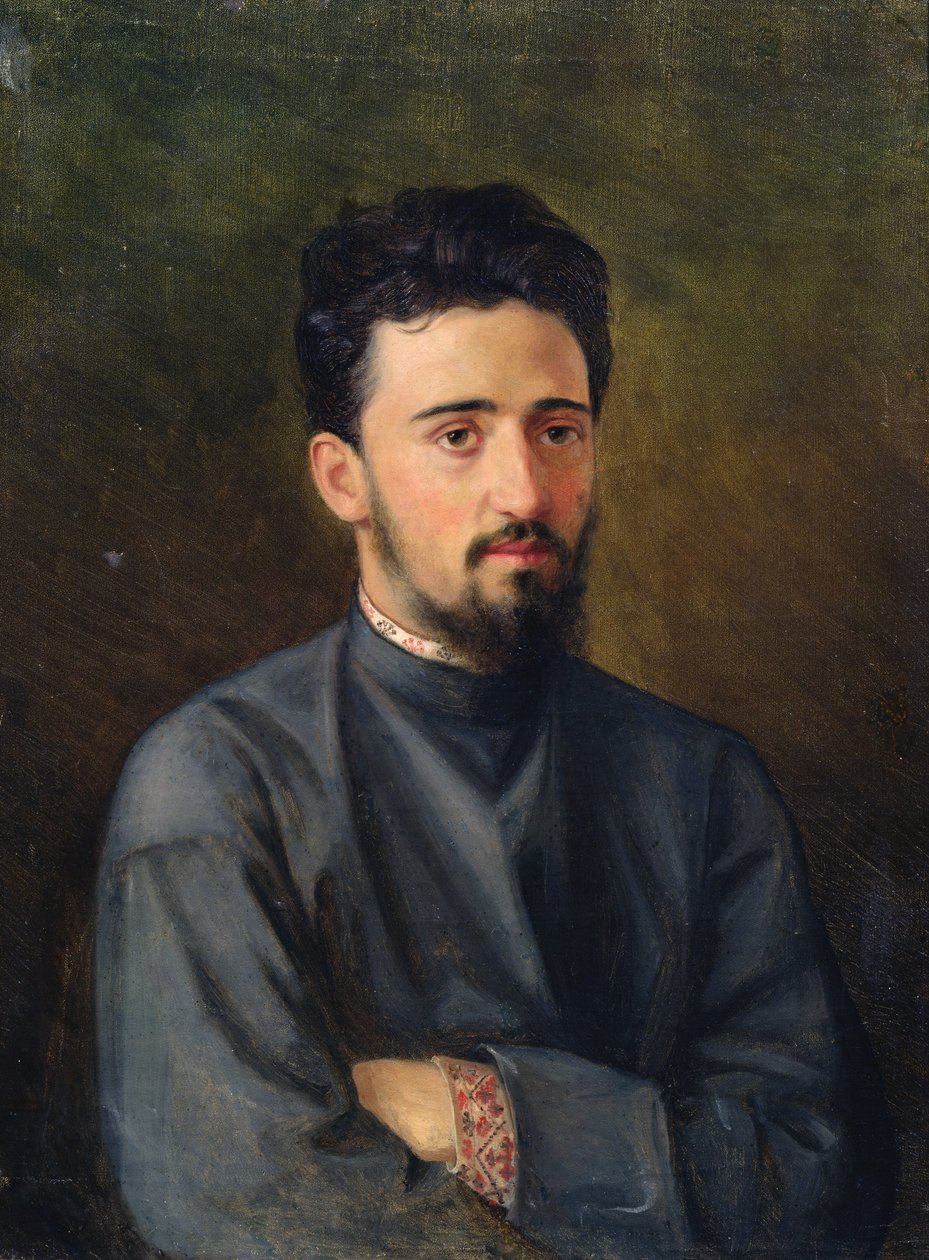 صورة ل Vsevolod M.Garshin ، 1878 بواسطة ميخائيل جورجيفيتش ماليشيف