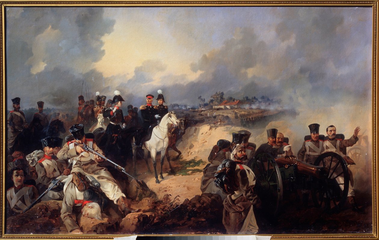 معركة مونتمريل 11 فبراير 1814 بواسطة ميخائيل أوسيبوفيتش ميكشين