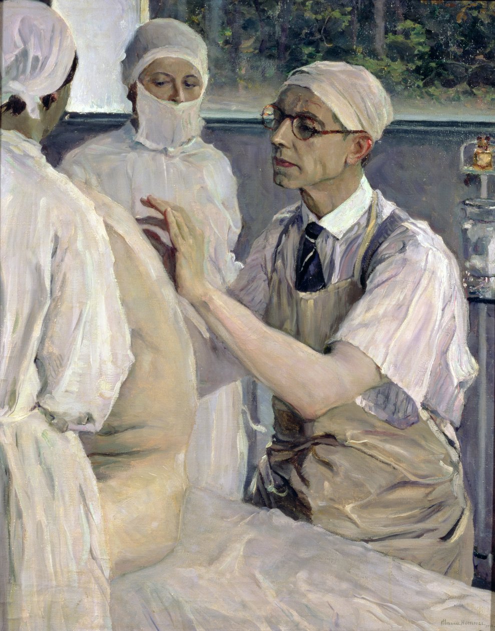 صورة الجراح سيرجي سيرجيفيتش يودين (1891-1954) 1933 بواسطة ميخائيل فاسيليفيتش نيستيروف
