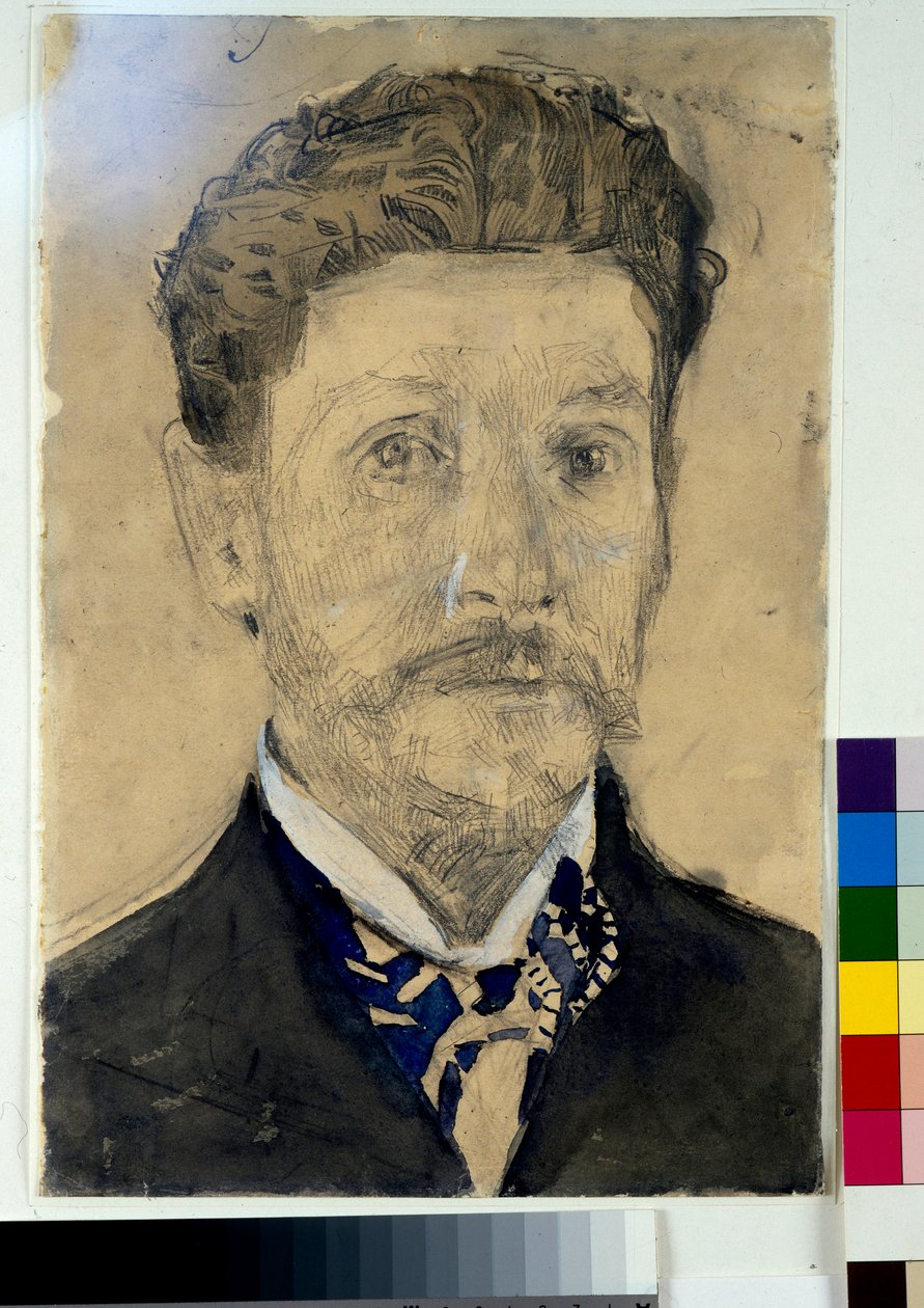 بورتريه ذاتي - عمل ميخائيل الكسندروفيتش فروبل (فروبل) (1856-1910) بواسطة ميخائيل الكساندروفيتش فروبل