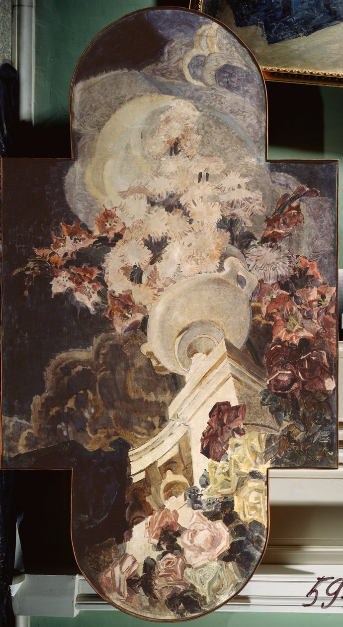 الأقحوان (الأقحوان) - رسم ميخائيل الكسندروفيتش فروبل (فروبيل) (1856-1910) ، زيت على قماش بواسطة ميخائيل الكساندروفيتش فروبل