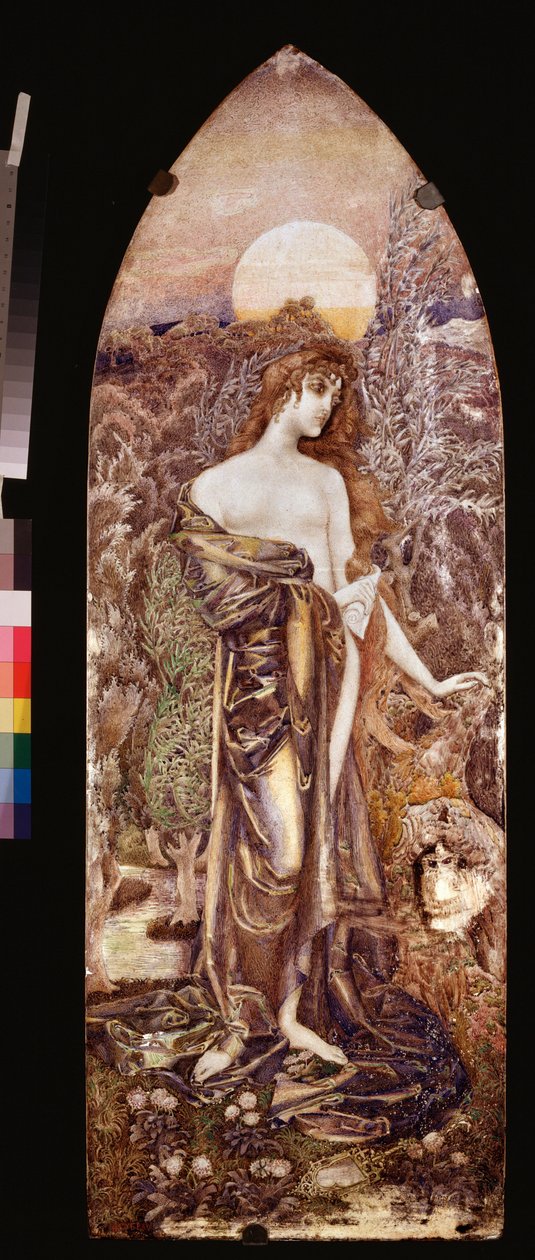 الفلسفة (الفلسفة) - عمل ميخائيل الكسندروفيتش فروبل (فروبيل) (1856-1910) ، ألوان مائية بواسطة ميخائيل الكساندروفيتش فروبل
