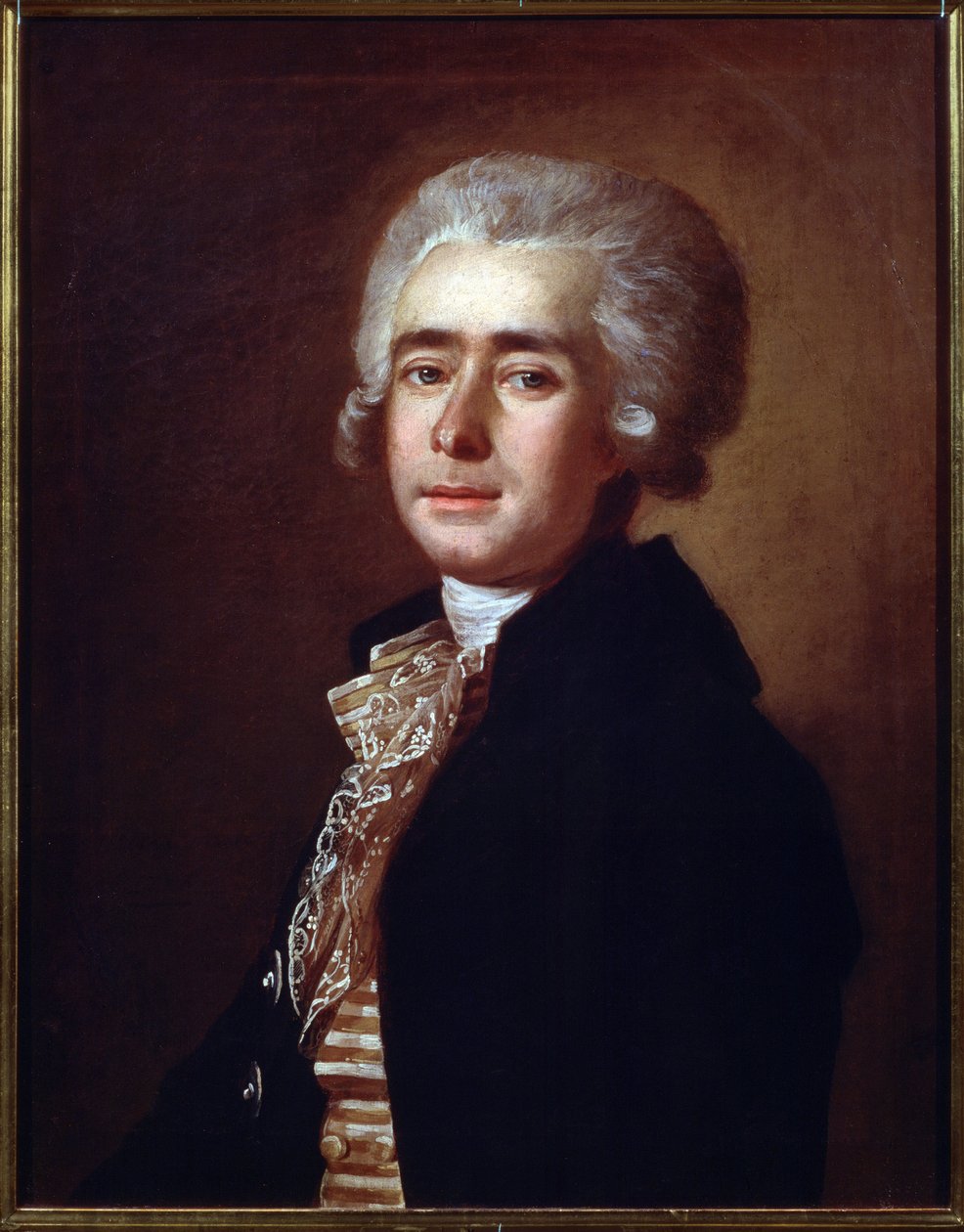 صورة للملحن دميترو بورتنيانسكي (1751-1825) (صورة الملحن ديمتري بورتنيانسكي). لوحة لميخائيل إيفانوفيتش بيلسكي (1753-1794). زيت على قماش ، 65.7 × 52.3 سم بواسطة ميخائيل إيفانوفيتش بيلسكي