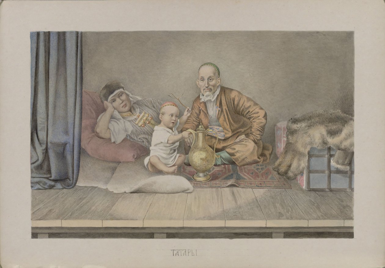 التتار 1862. بواسطة ميخائيل ستيبانوفيتش زنامنسكي