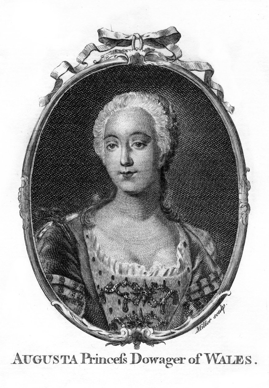 أوغستا ، أميرة ويلز ، 1719-1772. بواسطة ميللر