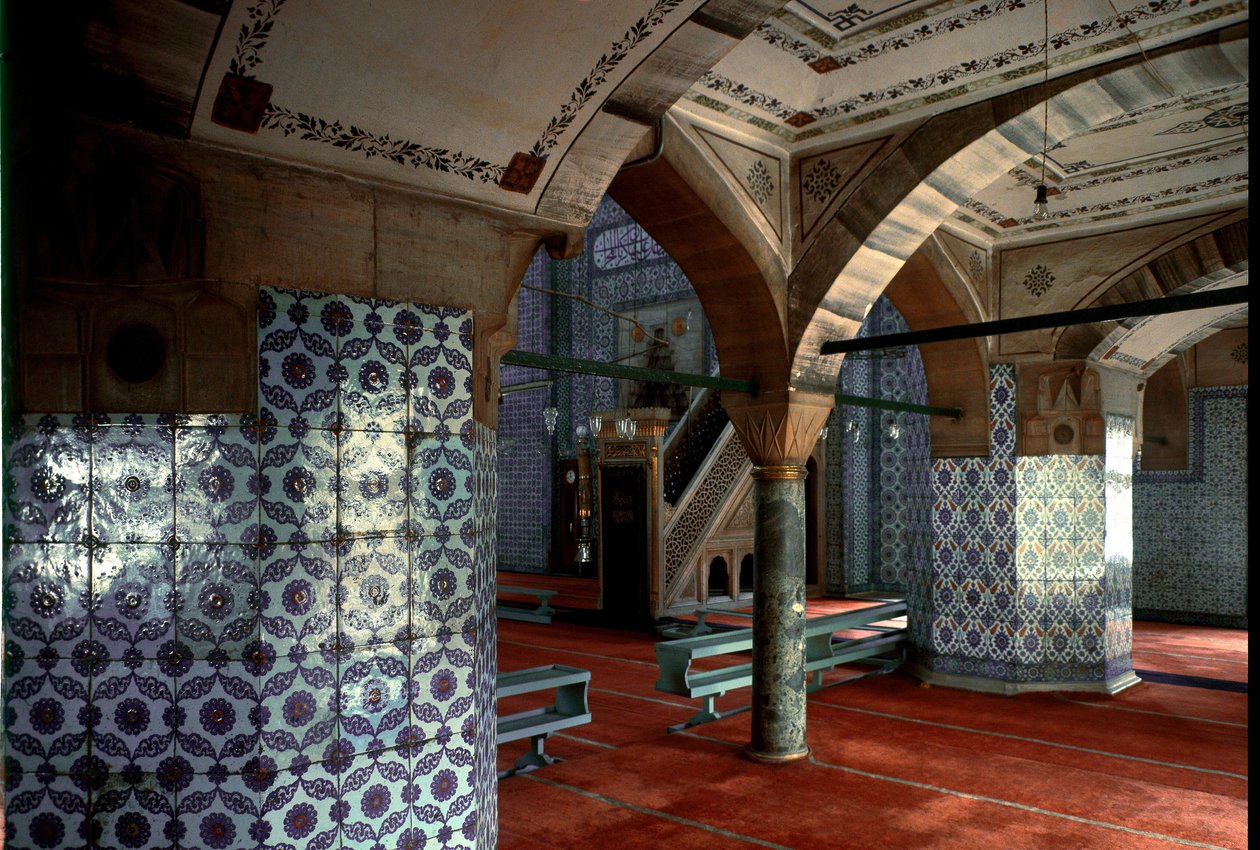 منظر داخلي لـ Rustem Pacha Mosquee (1560-1564) بواسطة معمار سنان