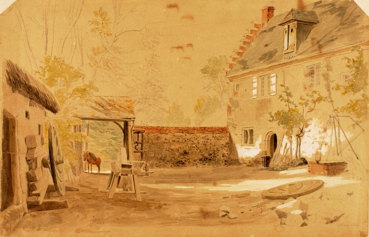 دير القديس فاليري القديم ، فرنسا ، 1862. بواسطة عامل منجم كيلبورن كيلوج
