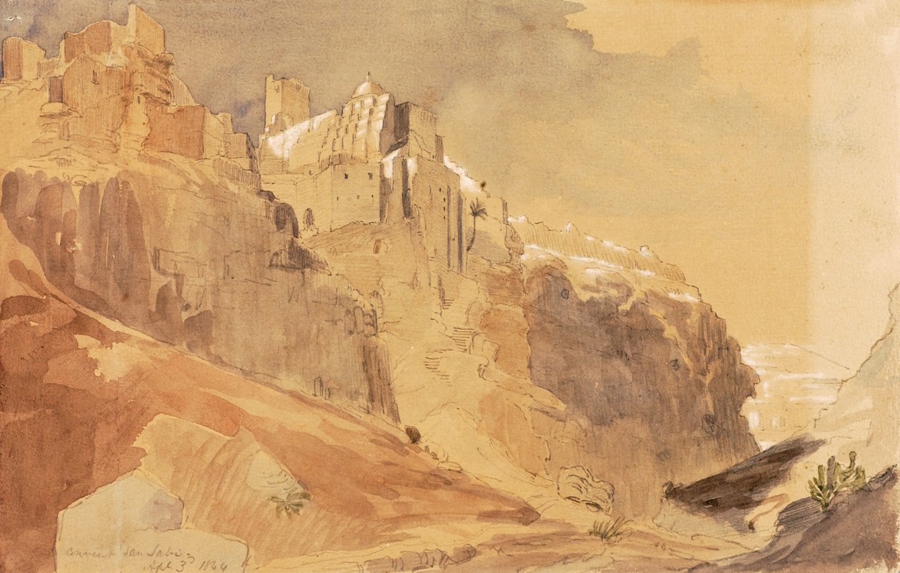 دير سان سابي 1844. بواسطة عامل منجم كيلبورن كيلوج