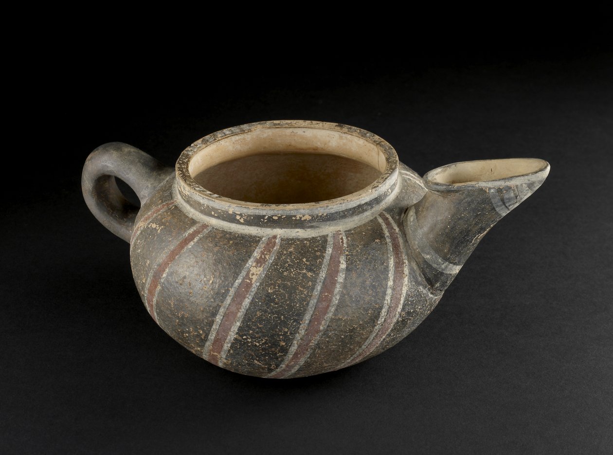 إناء مزروع ، كنوسوس ، كريت ، c.1500 قبل الميلاد (آنية فخارية مطلية) بواسطة مينوان