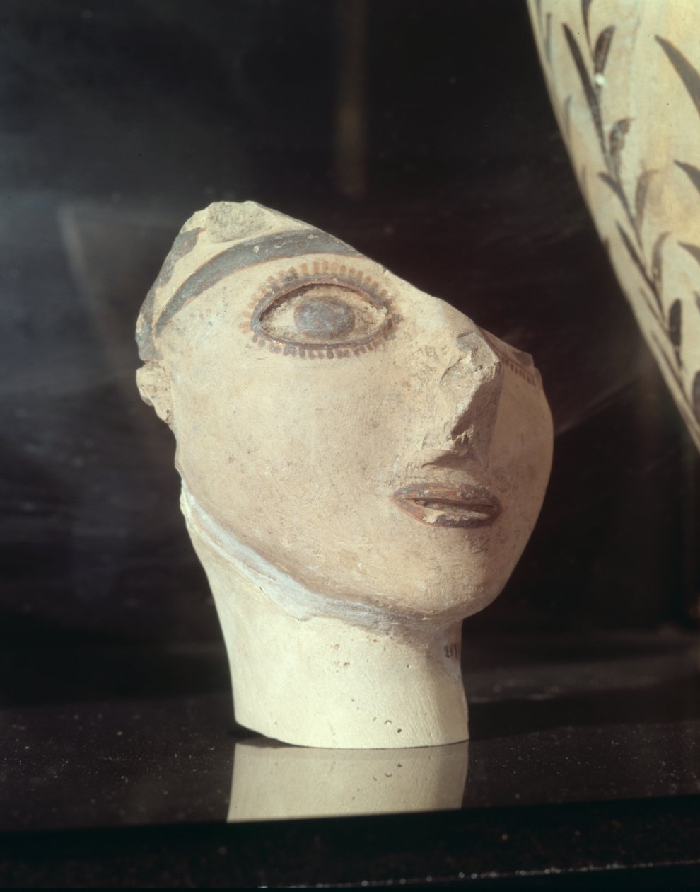رأس فتاة ، من قصر كنوسوس ، مينوان ، 1700-1400 قبل الميلاد (جص) بواسطة مينوان