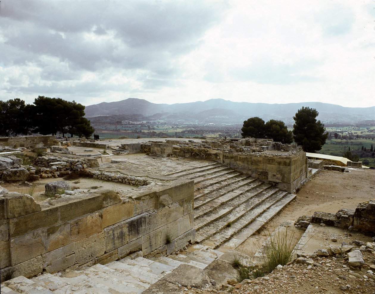 View of the ruins of Phaistos, 2700-1200 BC بواسطة مينوان