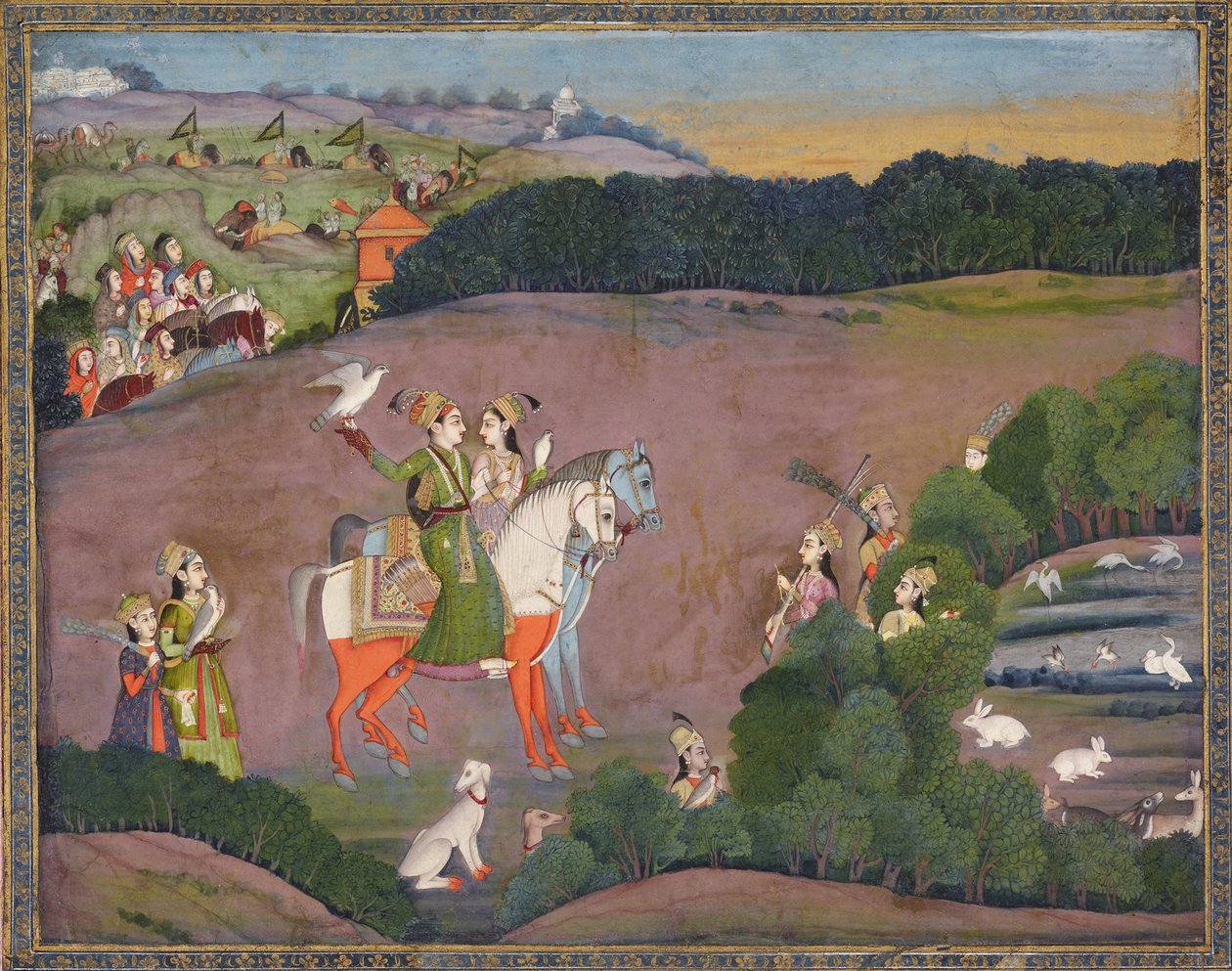 سلطان باز بهادور وروبماتي ، 1735 م بواسطة أنا كالان خان