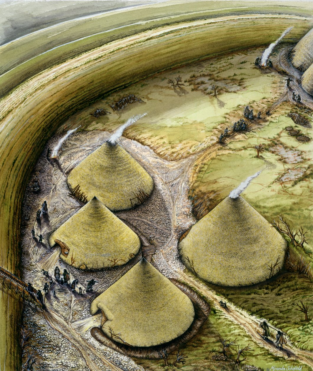 قلعة العذراء c5th القرن قبل الميلاد ، c1990-2010 بواسطة ميراندا سكوفيلد