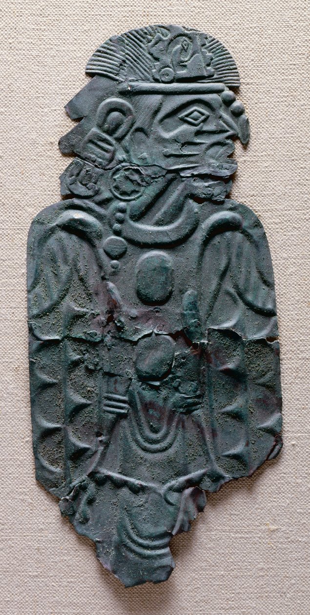 لوح تصفيح 1200-1400 (نحاسي) بواسطة ثقافة المسيسبي