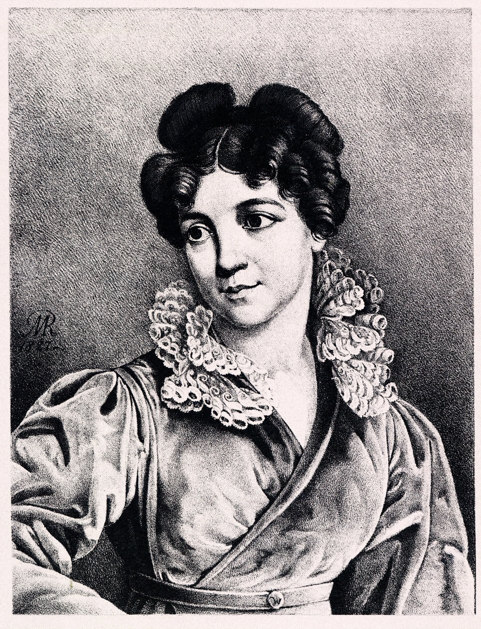 صورة للكونتيسة براسكوفيا بتروفنا كوتايسوفا 1784-1870 ، 1827 بواسطة متواضع ديمترييفيتش ريزفوي