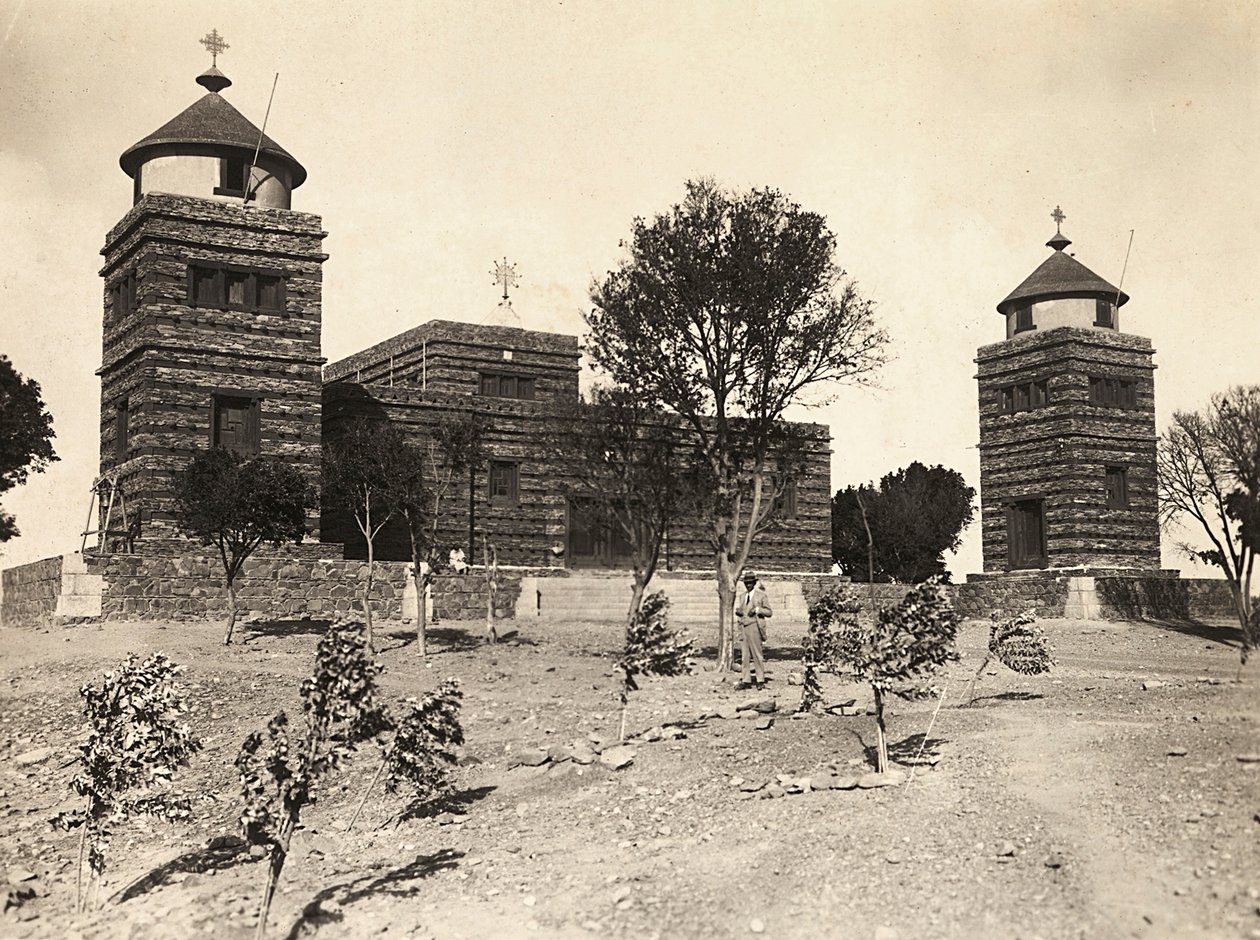 "بناء إمبراطورية" في العصر الفاشي: الكنيسة الحبشية ، 09/05/1936 (b / w photo) بواسطة موديستينو بالدينيتي