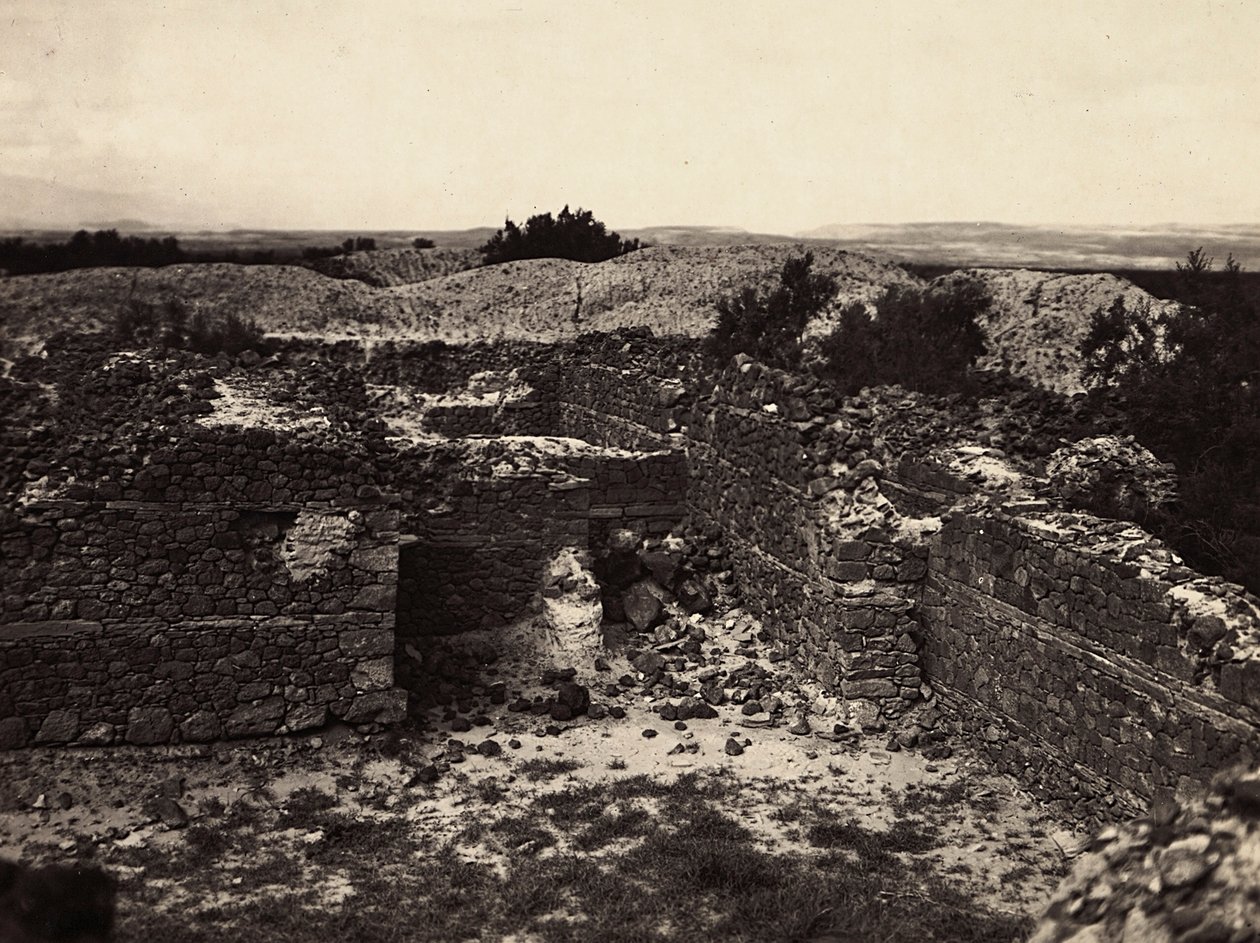 "بناء إمبراطورية" في العصر الفاشي: أطلال أكسوم لمعبد الشمس في Adulis ، 09/05/1936 (b / w photo) بواسطة موديستينو بالدينيتي