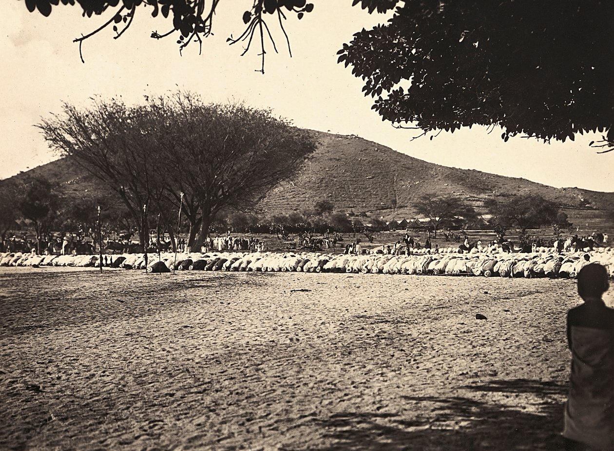 "بناء إمبراطورية" في العصر الفاشي: صلاة رمضان ، 09/05/1936 (b / w photo) بواسطة موديستينو بالدينيتي