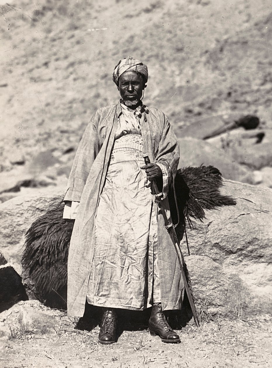 "بناء إمبراطورية" في العصر الفاشي: زعيم مسلم ، 09/05/1936 (b / w photo) بواسطة موديستينو بالدينيتي