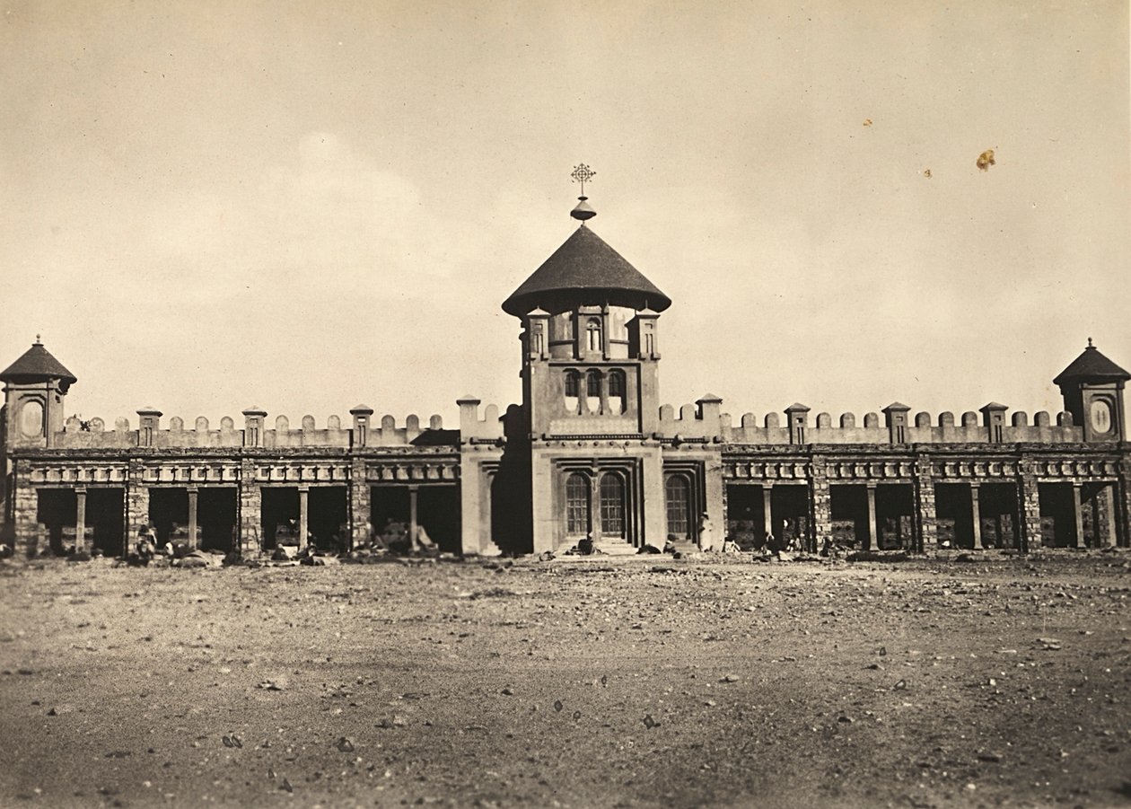 "بناء إمبراطورية" في العصر الفاشي: كنيسة حبشية في أسمرة ، 09/05/1936 (b / w photo) بواسطة موديستينو بالدينيتي