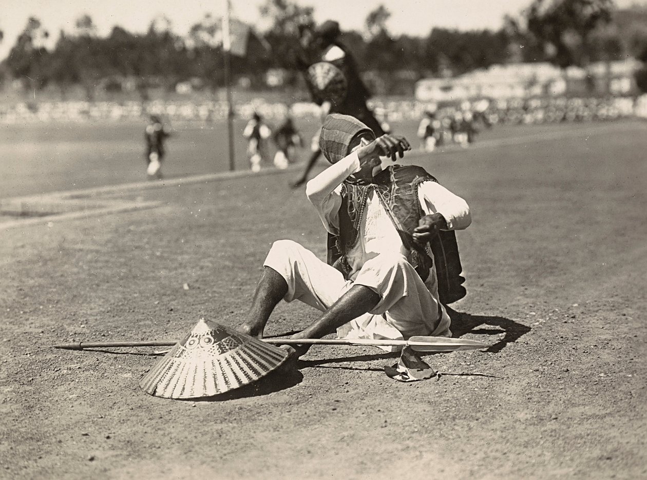 "بناء إمبراطورية" في العصر الفاشي: تفاصيل نمط حبشي ، 09/05/1936 (b / w photo) بواسطة موديستينو بالدينيتي