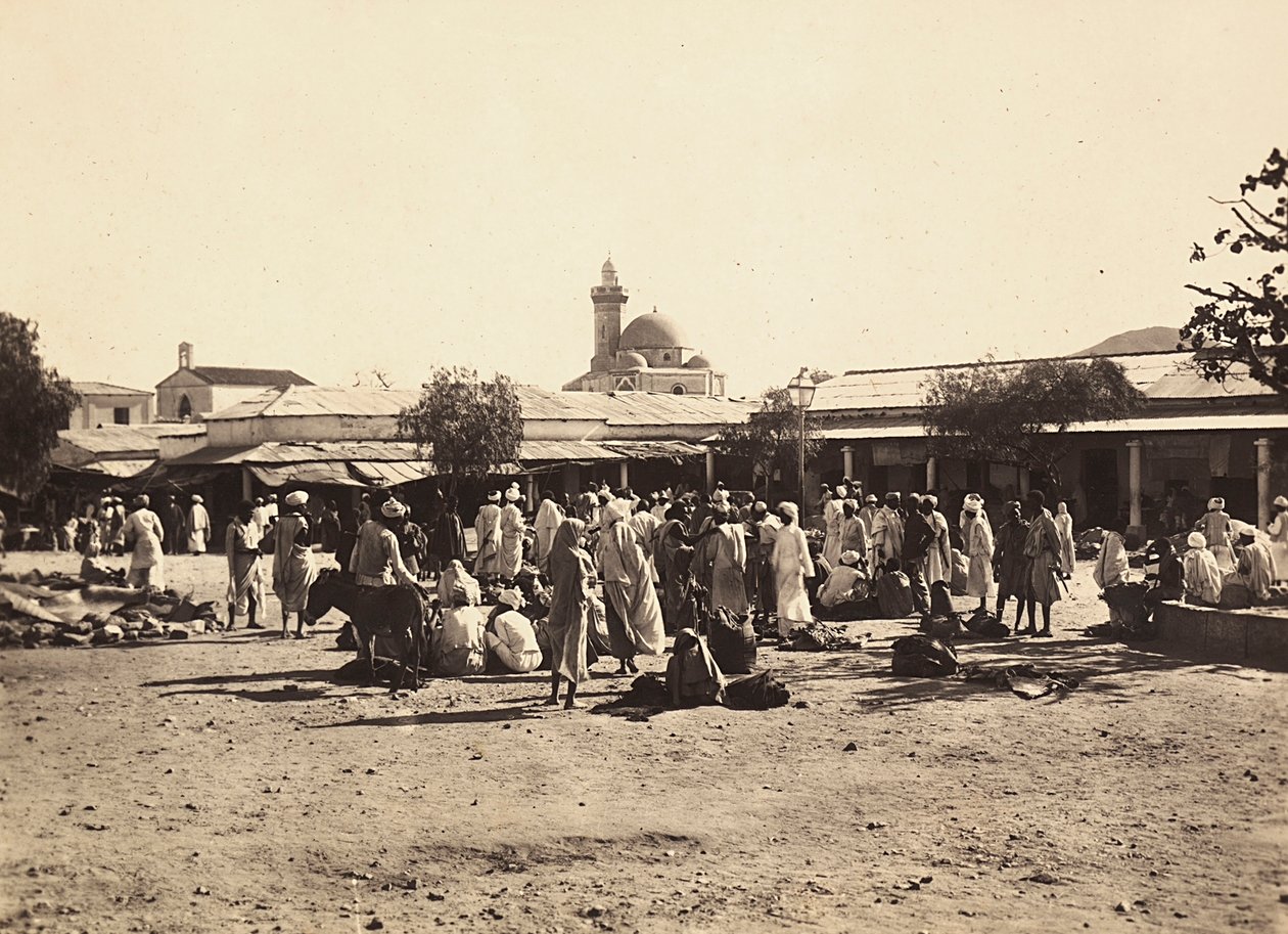 "بناء إمبراطورية" في العصر الفاشي: ساحة السوق في شيرين ، 09/05/1936 (صورة بالأبيض والأسود) بواسطة موديستينو بالدينيتي