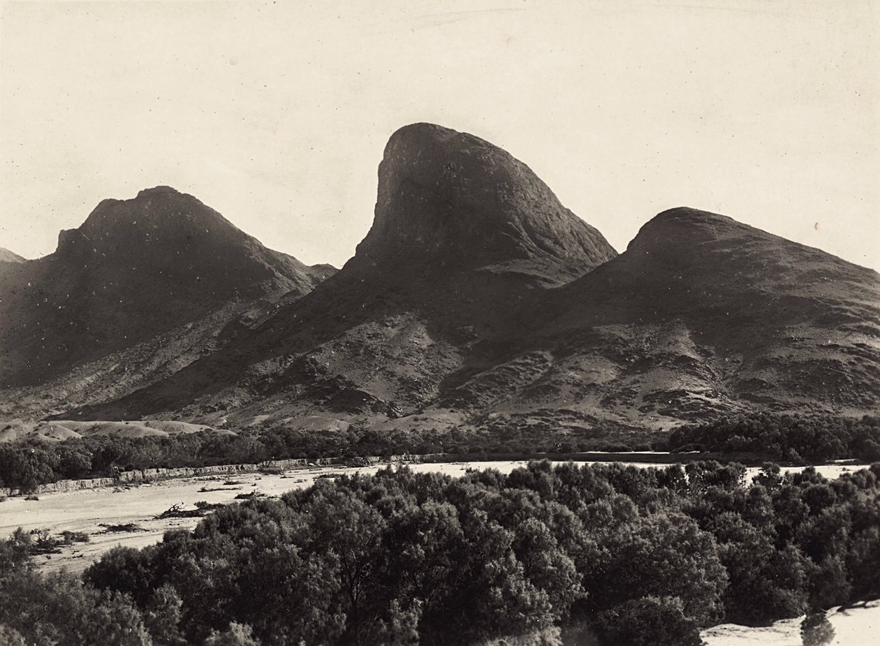 "بناء إمبراطورية" في العصر الفاشي: سلسلة جبال على شكل صورة بشرية ، 09/05/1936 (b / w photo) بواسطة موديستينو بالدينيتي