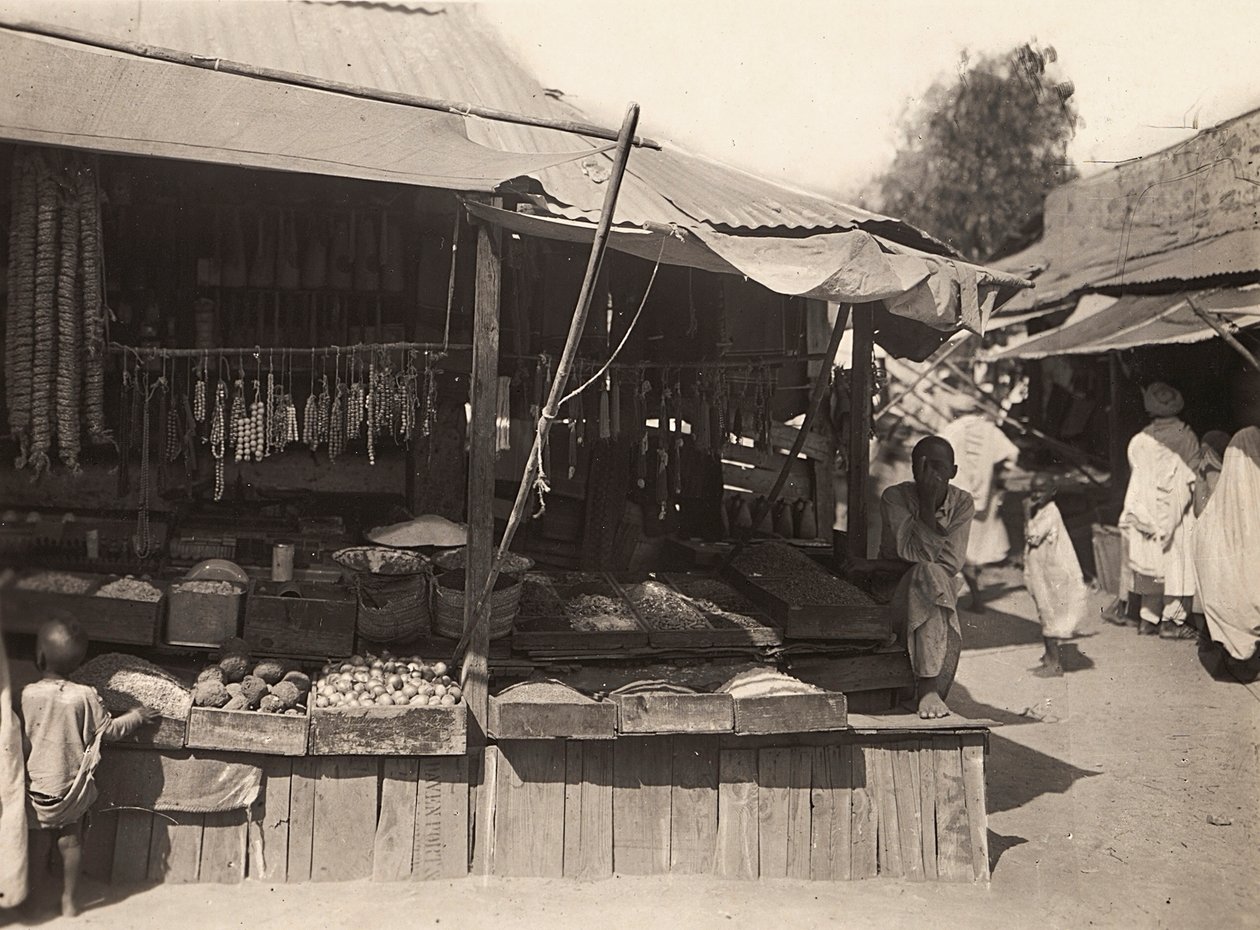 "بناء إمبراطورية" في العصر الفاشي: متجر أصلي في شيرين ، 09/05/1936 (صورة بالأبيض والأسود) بواسطة موديستينو بالدينيتي