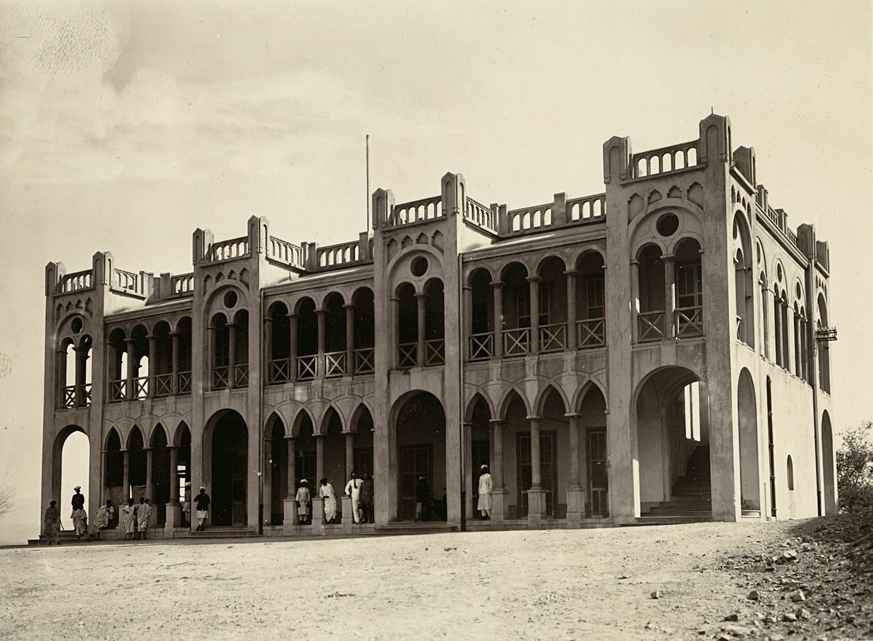 "بناء إمبراطورية" في العصر الفاشي: مركز شرطة أغردات ، 09/05/1936 (صورة بالأبيض والأسود) بواسطة موديستينو بالدينيتي