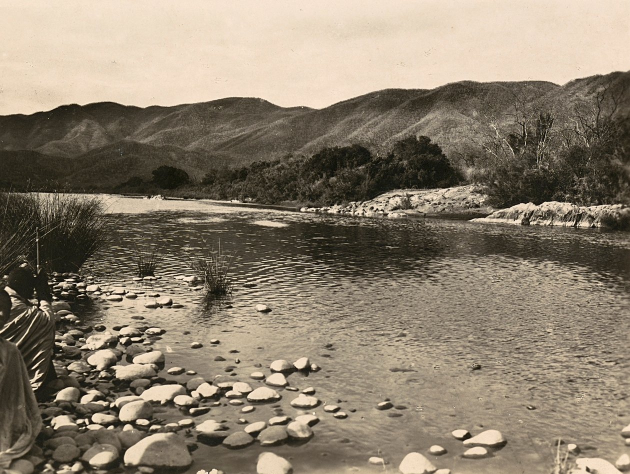 "بناء إمبراطورية" في العصر الفاشي: نهر سيتيت ، 09/05/1936 (b / w photo) بواسطة موديستينو بالدينيتي