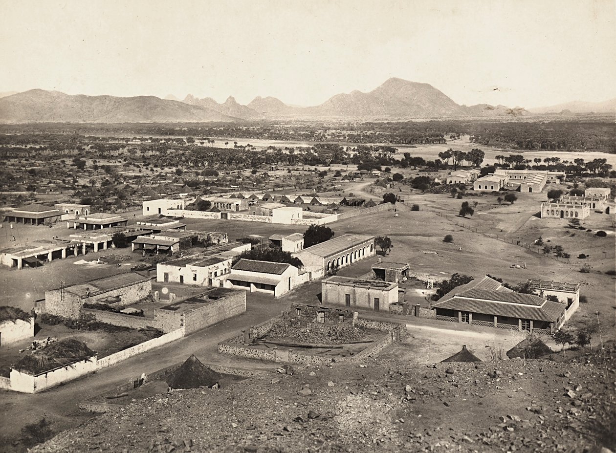 "بناء إمبراطورية" في العصر الفاشي: منظر أغوردات ، 09/05/1936 (b / w photo) بواسطة موديستينو بالدينيتي