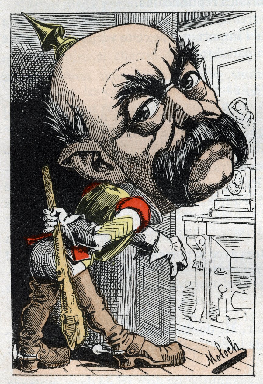 صورة لأوتو فون بسمارك (1815-1898) مستشار بروسيا بواسطة الطاغوت