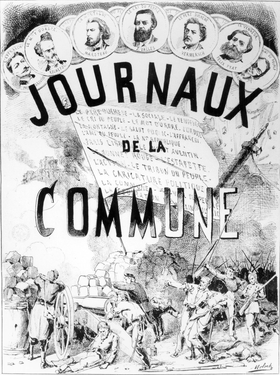 صحف الكومونة في باريس ، 1870-1871 بواسطة الطاغوت