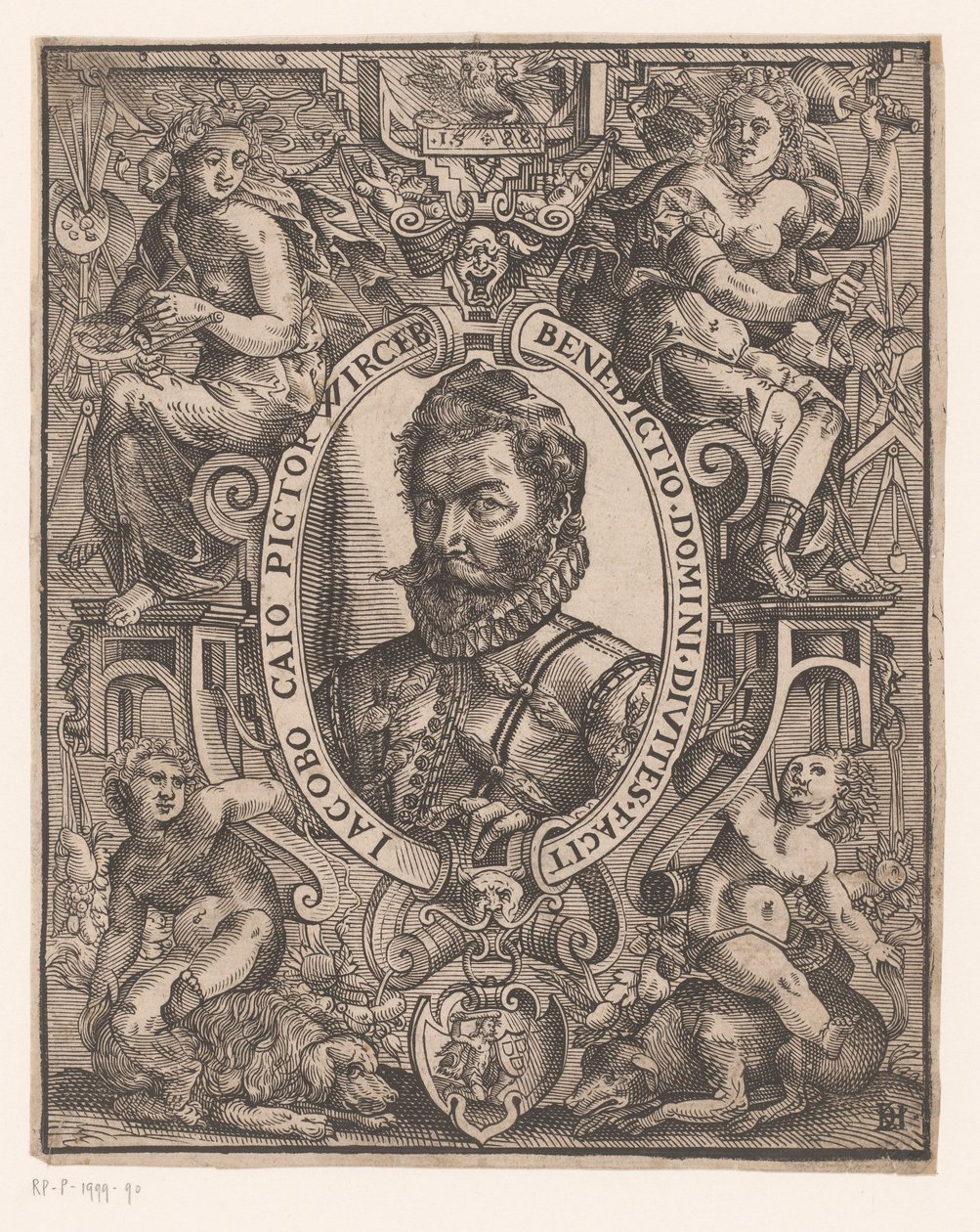 صورة جاكوب كاي بواسطة Monogrammist DH (Duitsland)