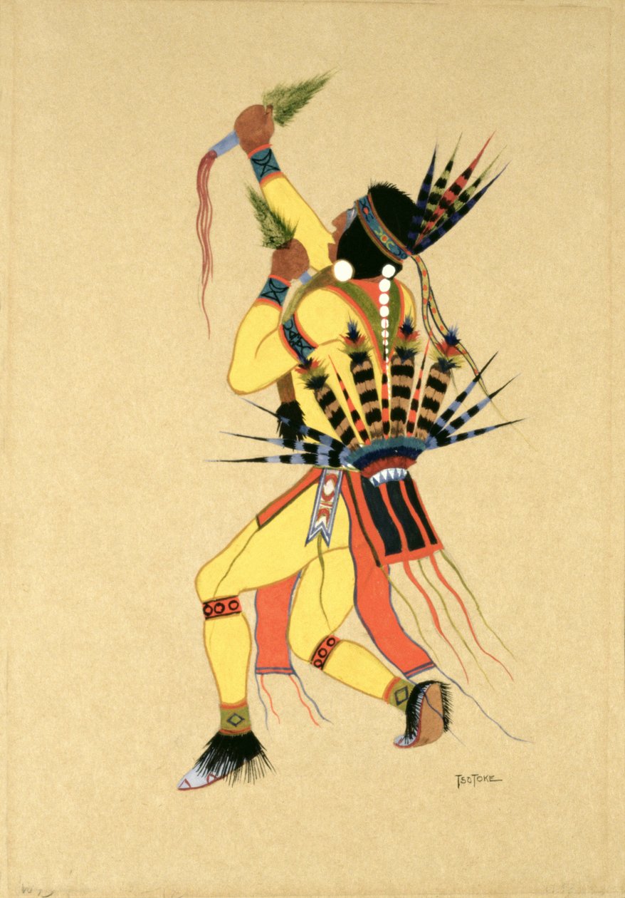 راقصة ، 1929 (درجة حرارة على الورق) بواسطة مونرو تساتوك