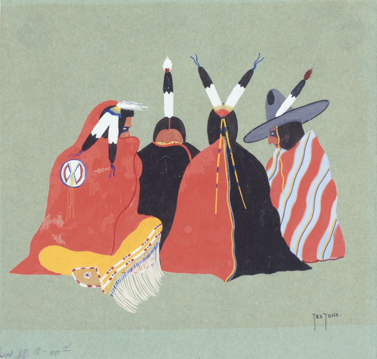 كيوا صنع الطب ، 1929 (درجة الحرارة على الورق) بواسطة مونرو تساتوك