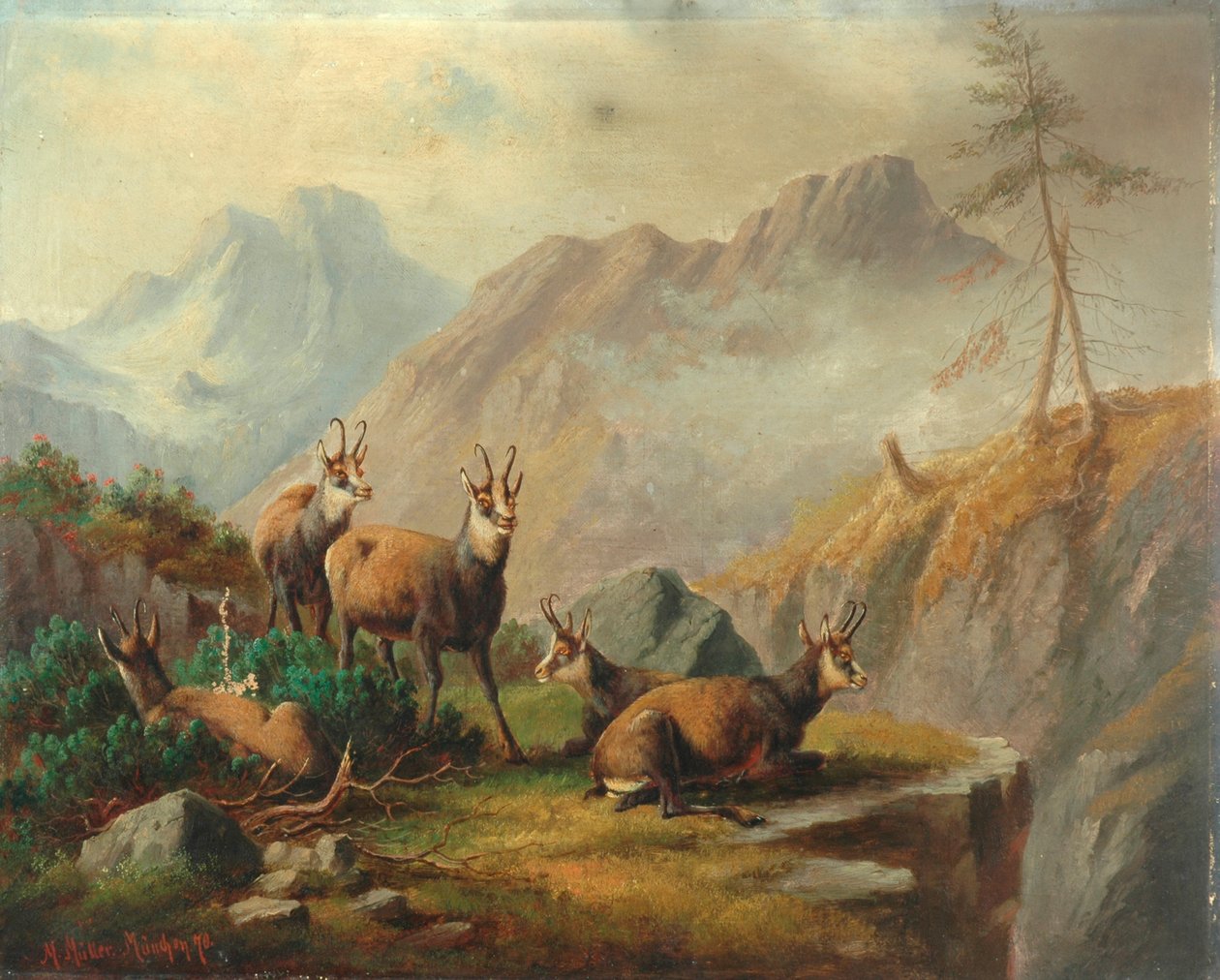 مناظر طبيعية ، 1870 بواسطة موريتز مولر