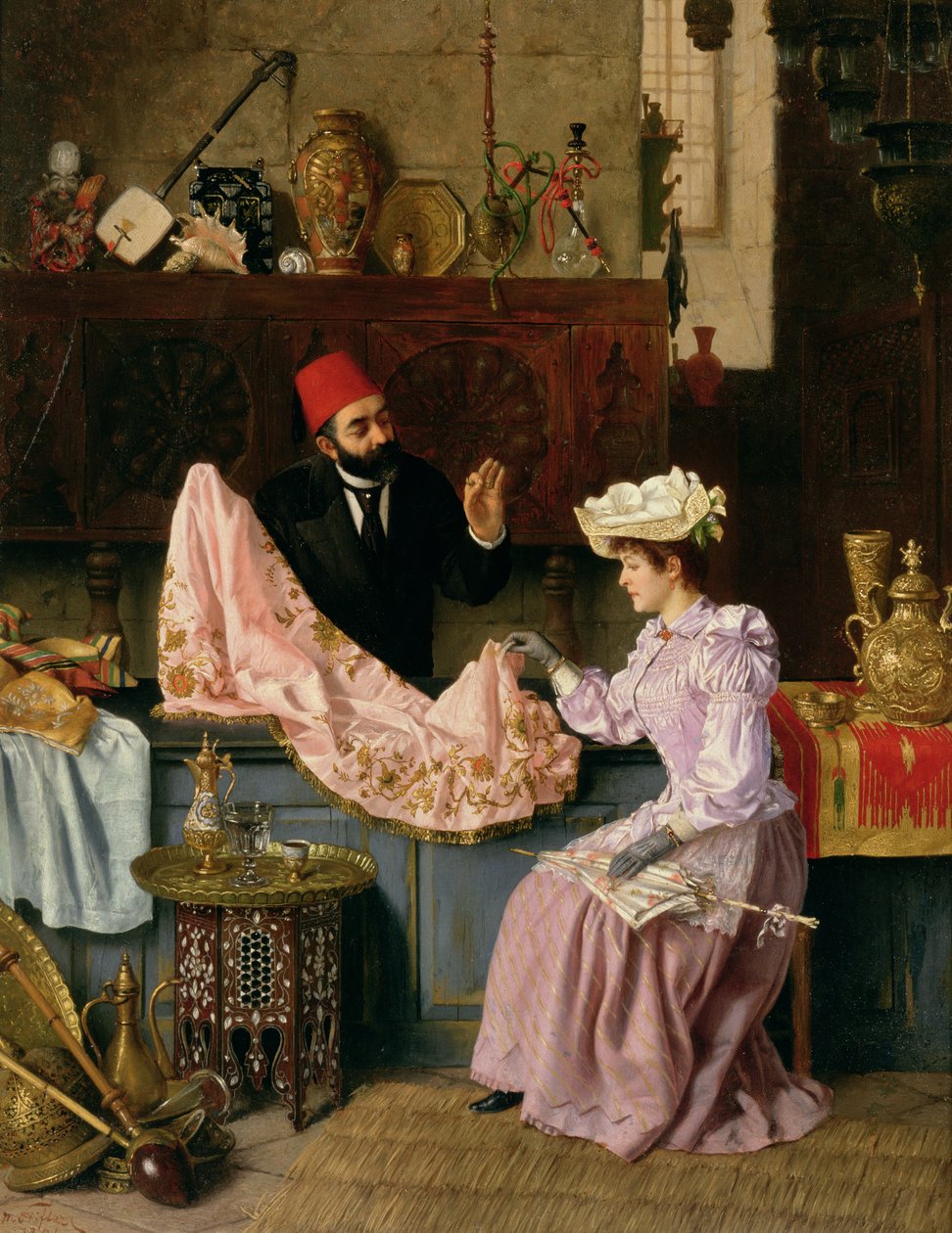 في السوق ، 1891 (لوحة) بواسطة موريتز ستيفتر