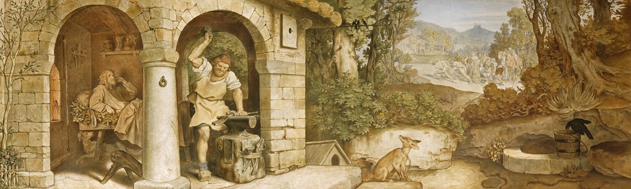 حداد روحلا ، ج 1854-55 (انظر أيضًا 311142) بواسطة موريتز لودفيج فون شويند