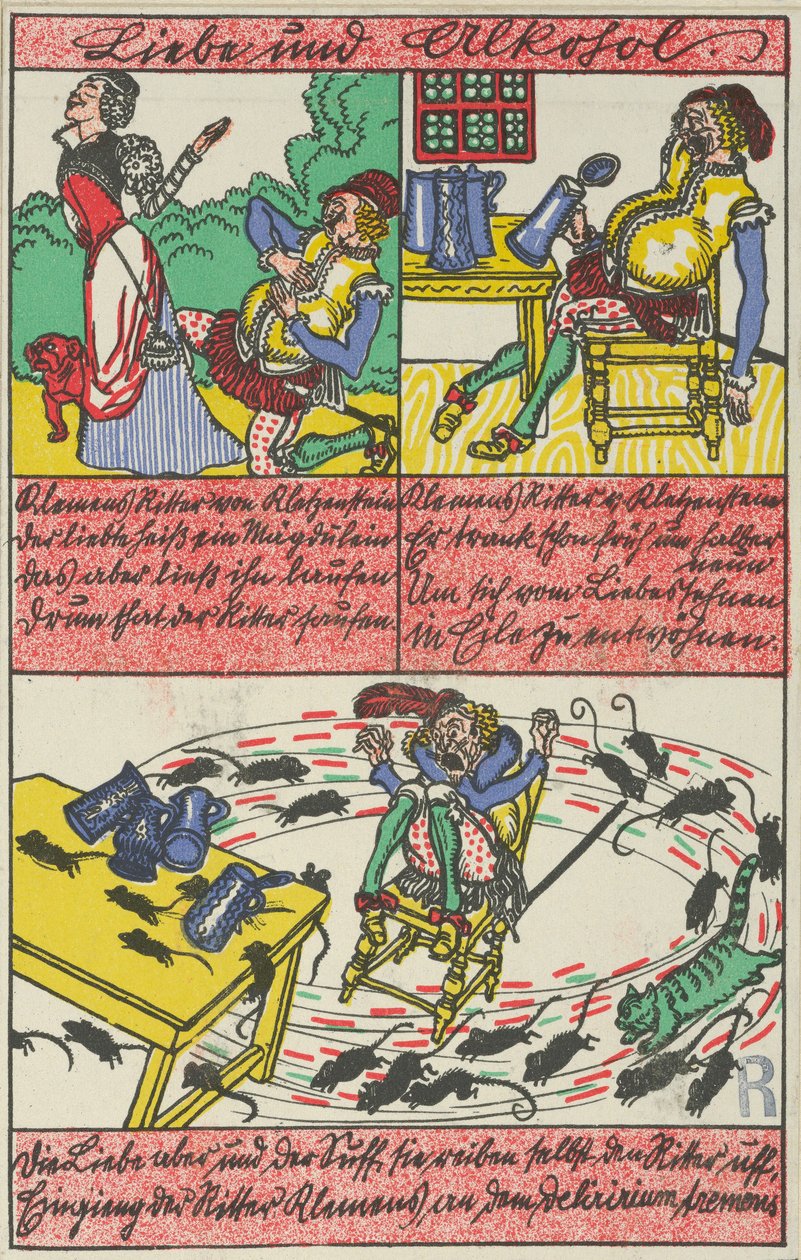 الحب والكحول الحب والكحول ، 1911. بواسطة موريتز جونغ