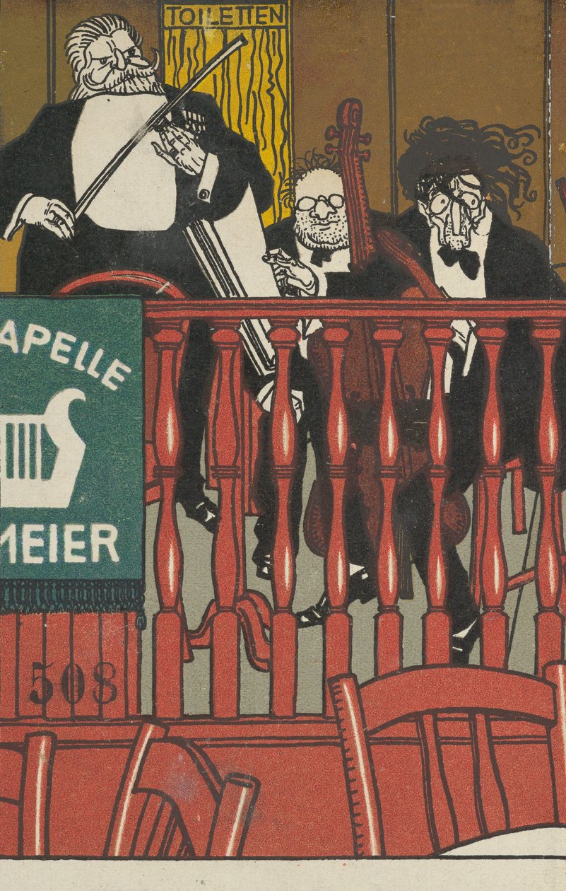 صالون أوركسترا ماير ، 1911. بواسطة موريتز جونغ