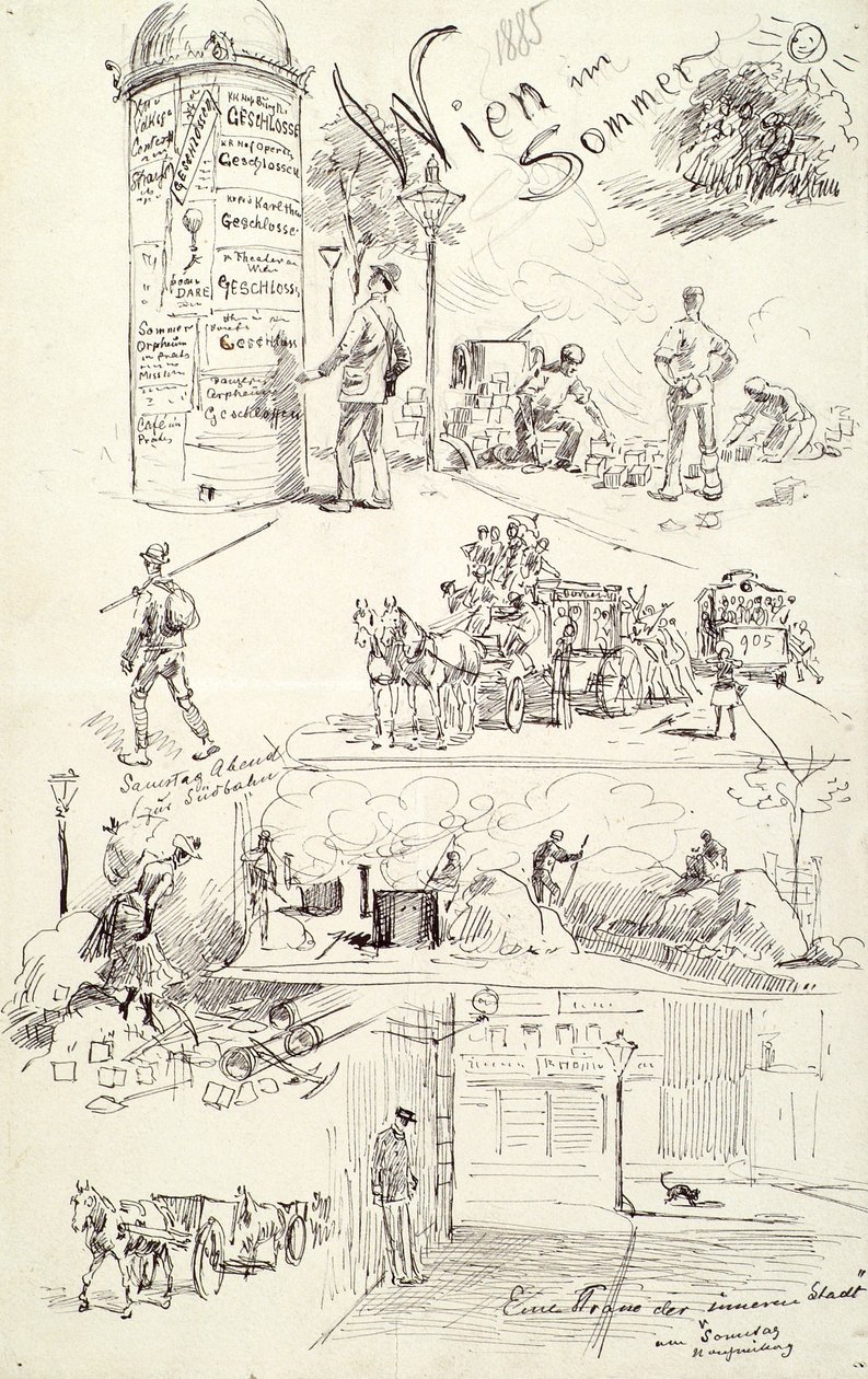 أنواع فيينا 1885 (فيينا في الصيف) بواسطة موريتز ليدلي