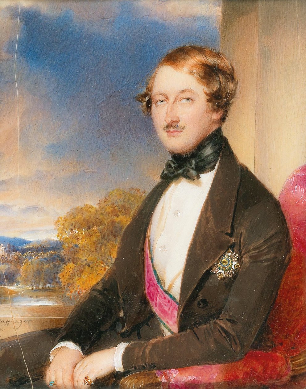 صورة للكونت أنتون كارل بالفي فون إردود 1793-1879. بواسطة موريتز مايكل دافينجر