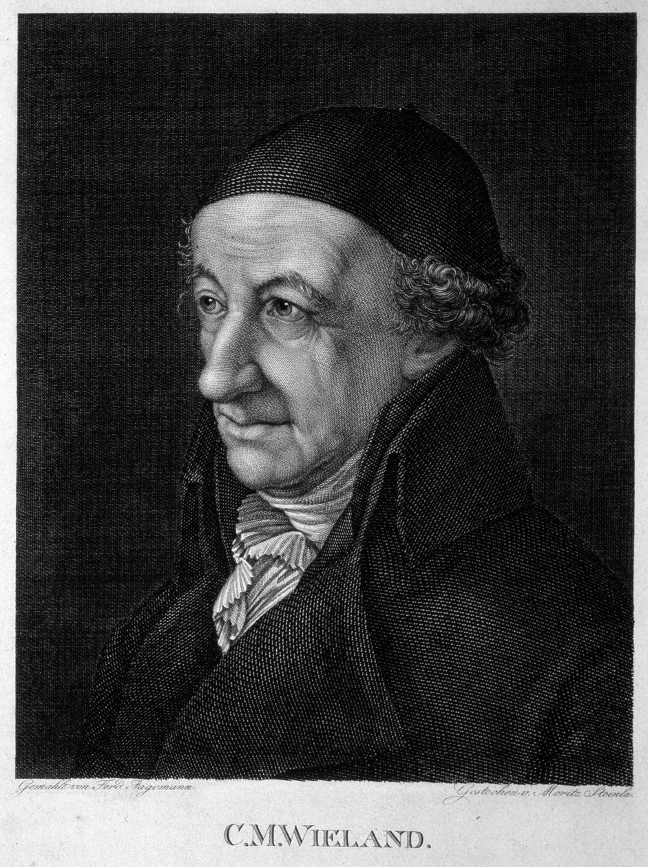صورة للشاعر والكاتب كريستوف مارتن ويلاند 1733-1813 ، القرن التاسع عشر. بواسطة موريتز شتاينلا