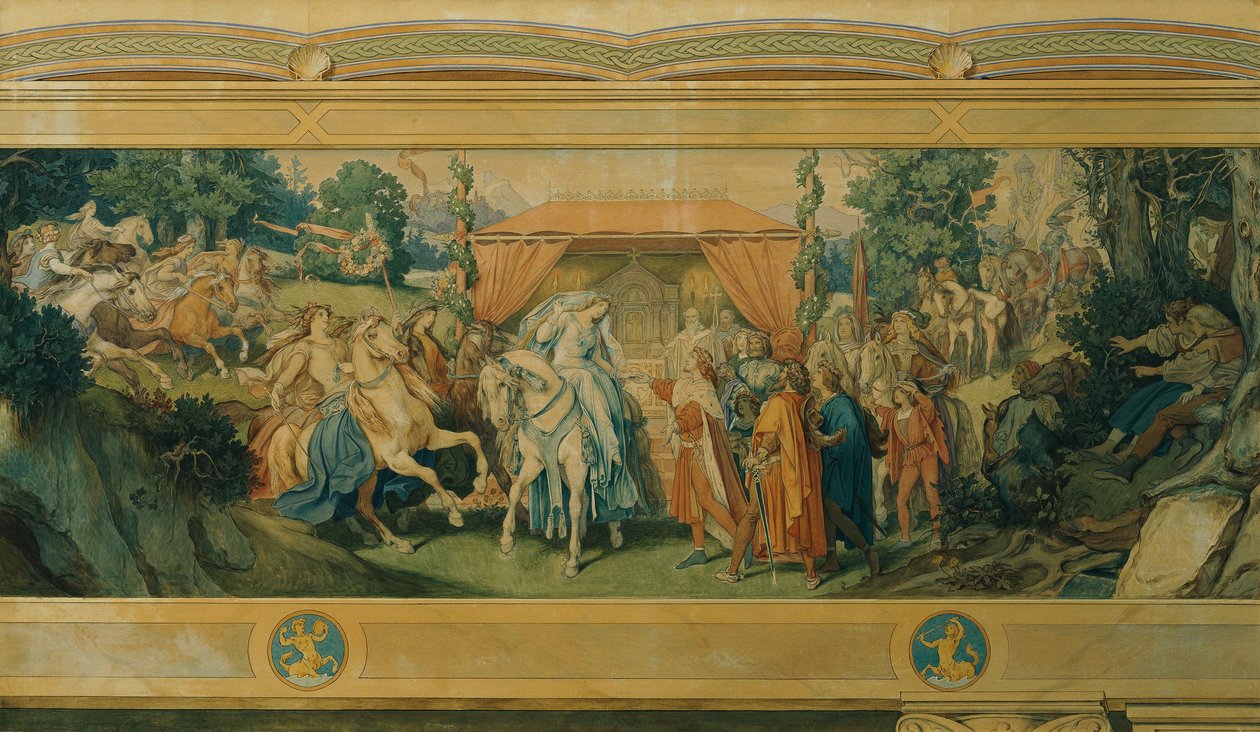 الجميلة Melusine: III. العروس بواسطة موريتز لودفيج فون شويند