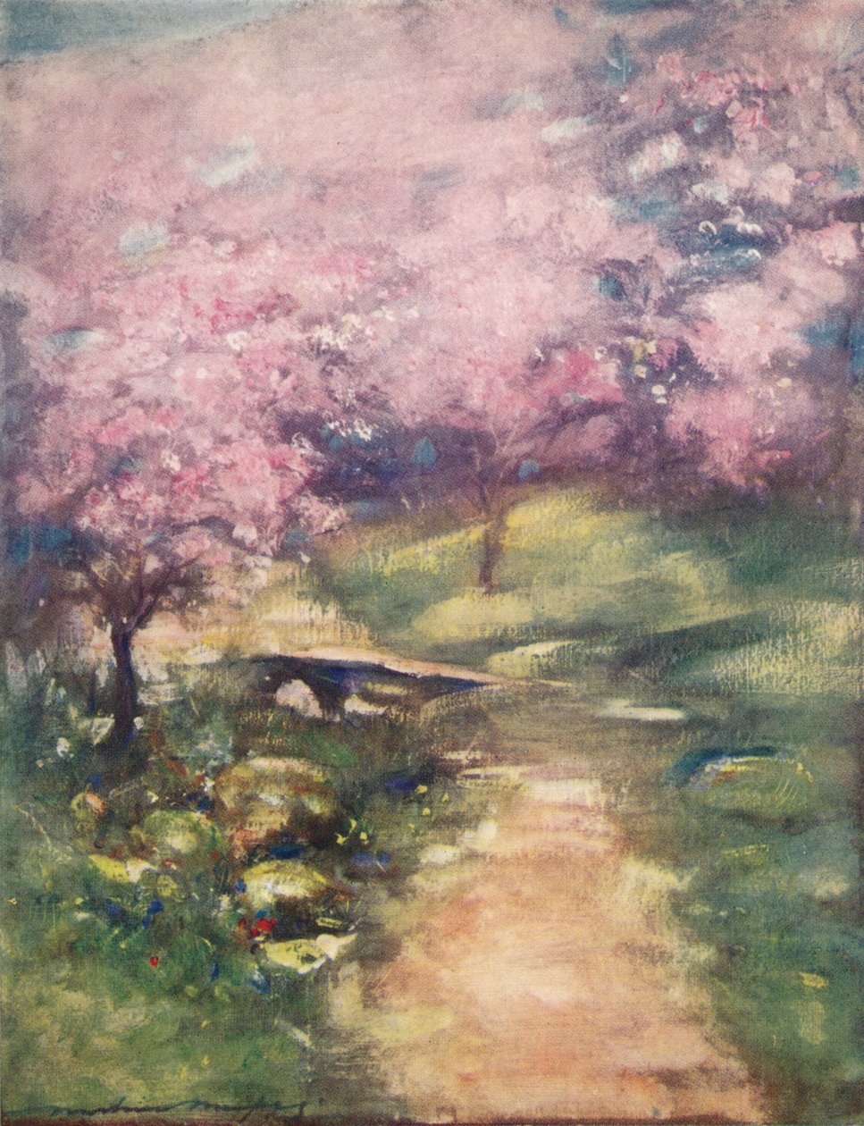 "Blossom of the Glen" ، عام ١٨٨٧ ، ١٩٠١ بواسطة مورتيمر لودينجتون مينبيس