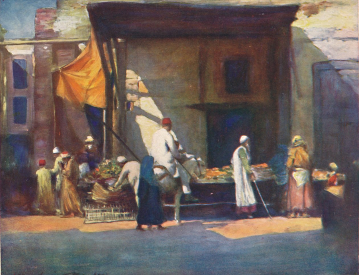 "كشك الفاكهة" ، 1903 بواسطة مورتيمر لودينجتون مينبيس