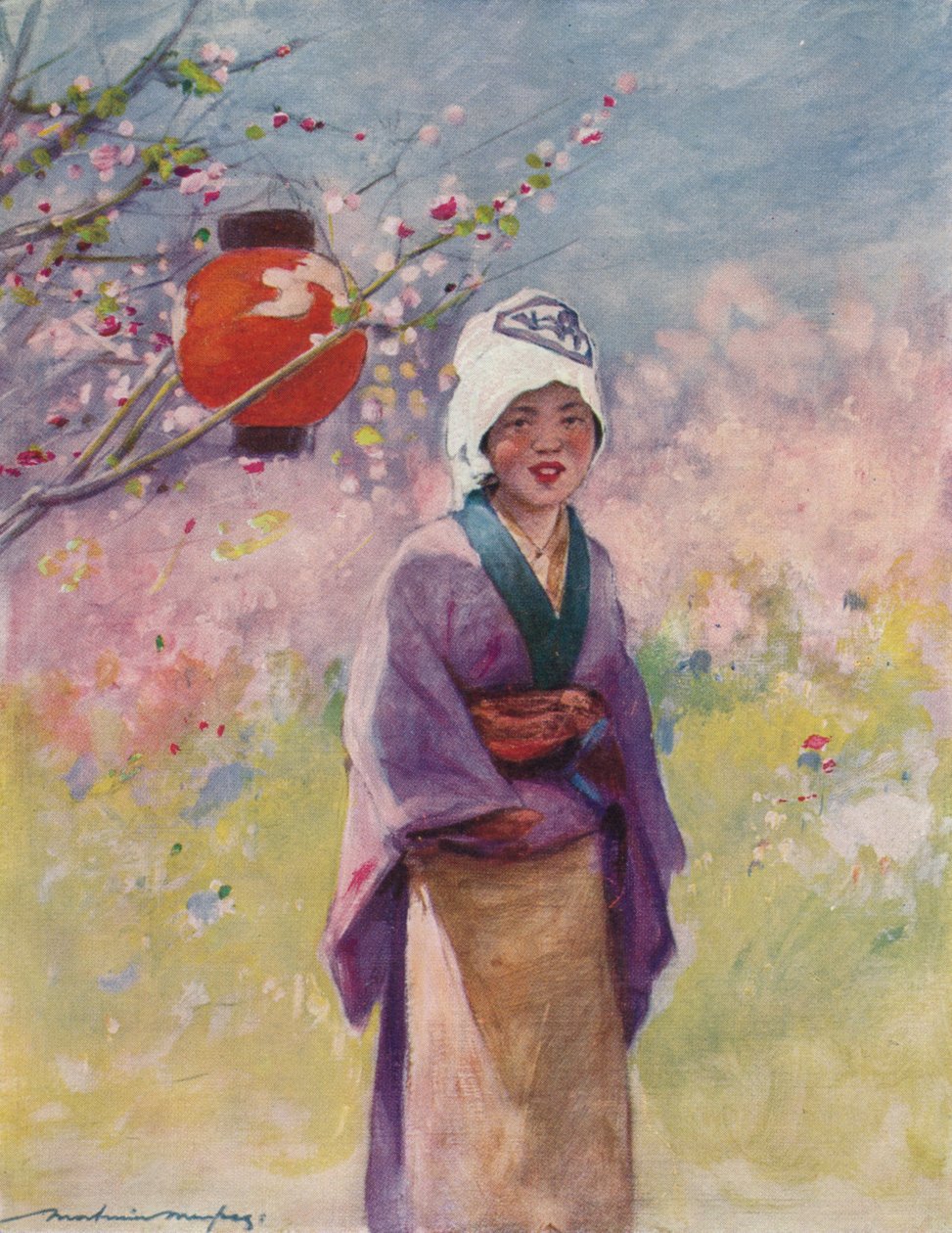 "Miss Pomegranate"، c1887، 1901 بواسطة مورتيمر لودينجتون مينبيس