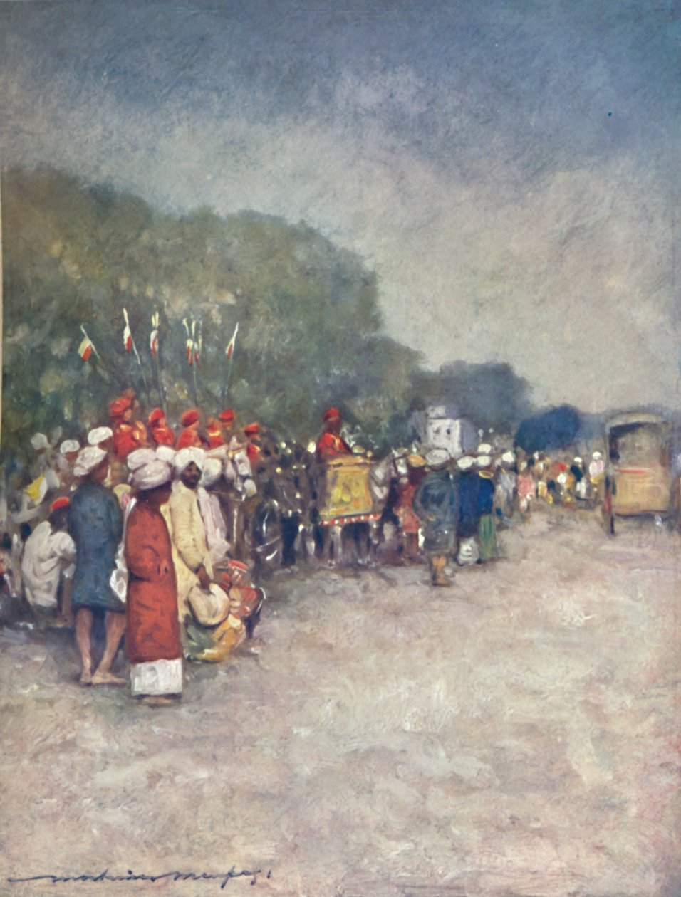 "على طريق أليبور" ، 1903 بواسطة مورتيمر لودينجتون مينبيس