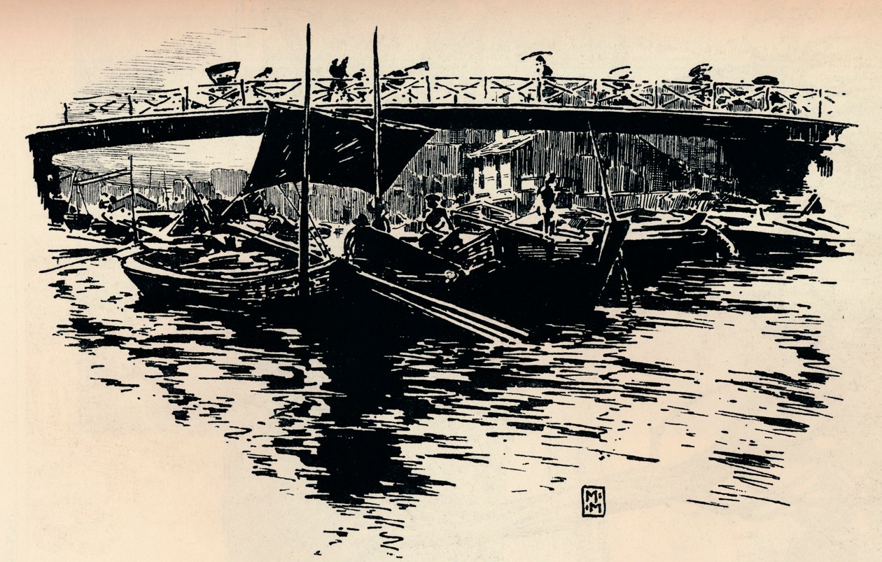 أوساكا ، اليابان ، c1900. بواسطة مورتيمر لودينجتون مينبيس